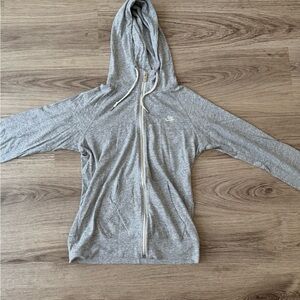 Nike Gray Zip-Up Hoodie